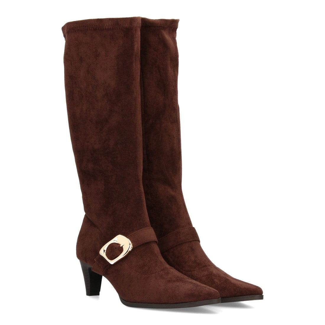 Bequeme braune Stiefel im urbanen Stil