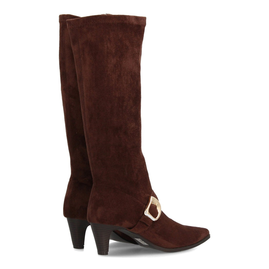 Bequeme braune Stiefel im urbanen Stil