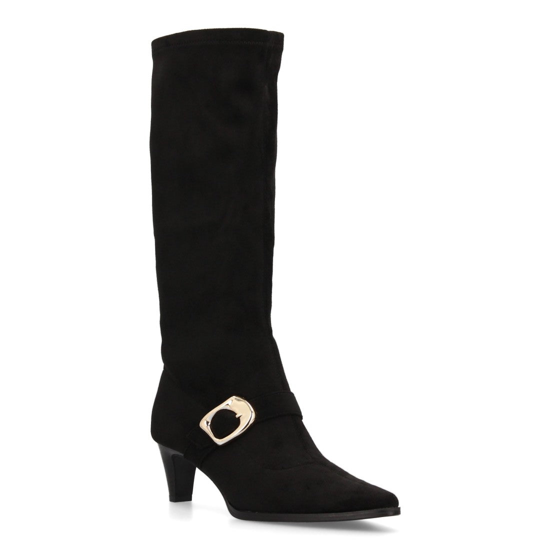 Bequeme schwarze Stiefel im urbanen Stil