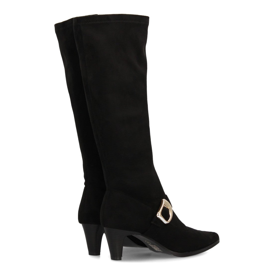 Bequeme schwarze Stiefel im urbanen Stil