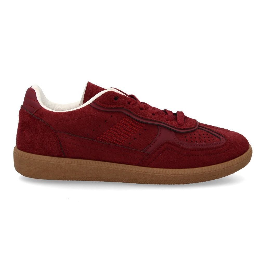 Bordeaux-Damensneaker | Herbstliche Eleganz und Raffinesse