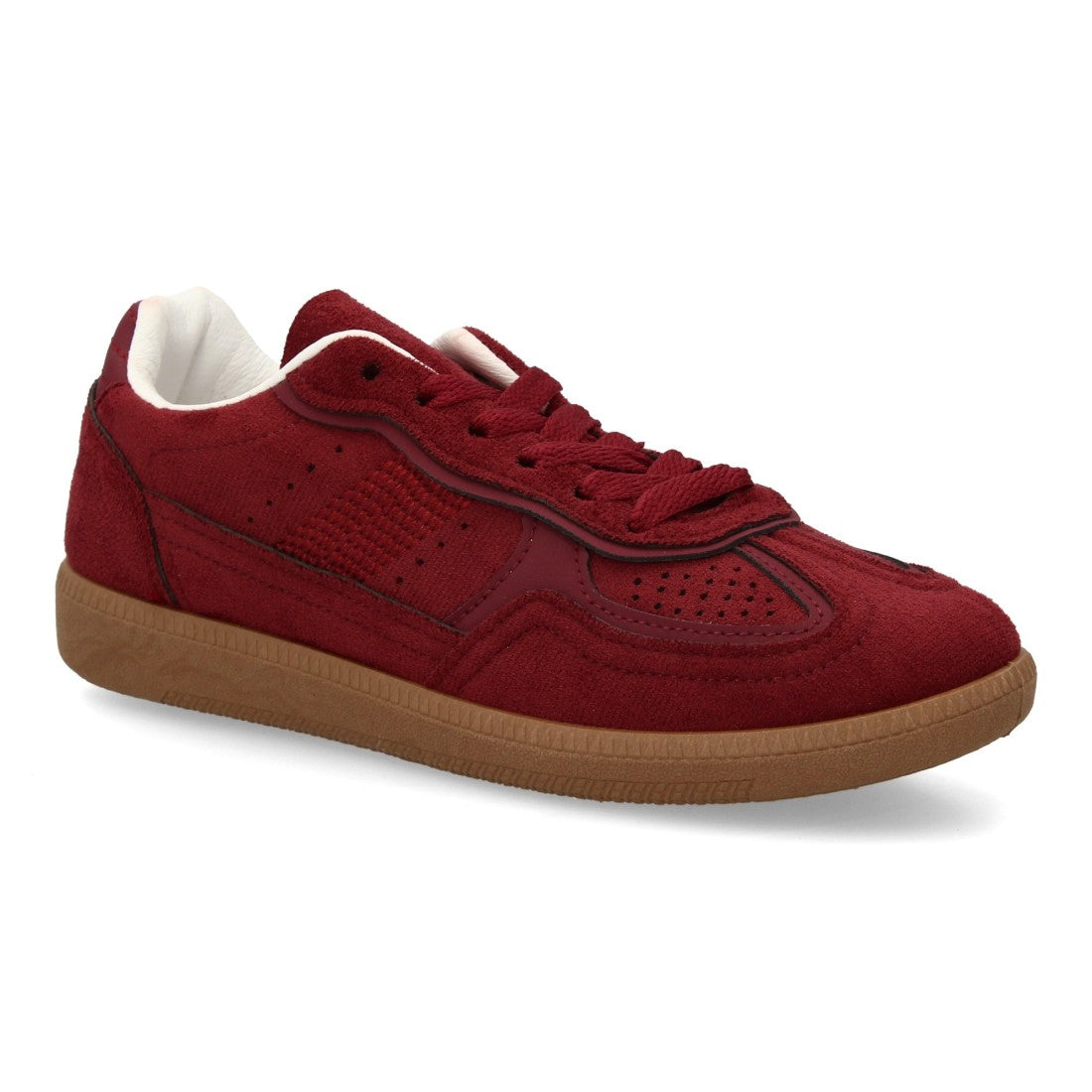 Bordeaux-Damensneaker | Herbstliche Eleganz und Raffinesse