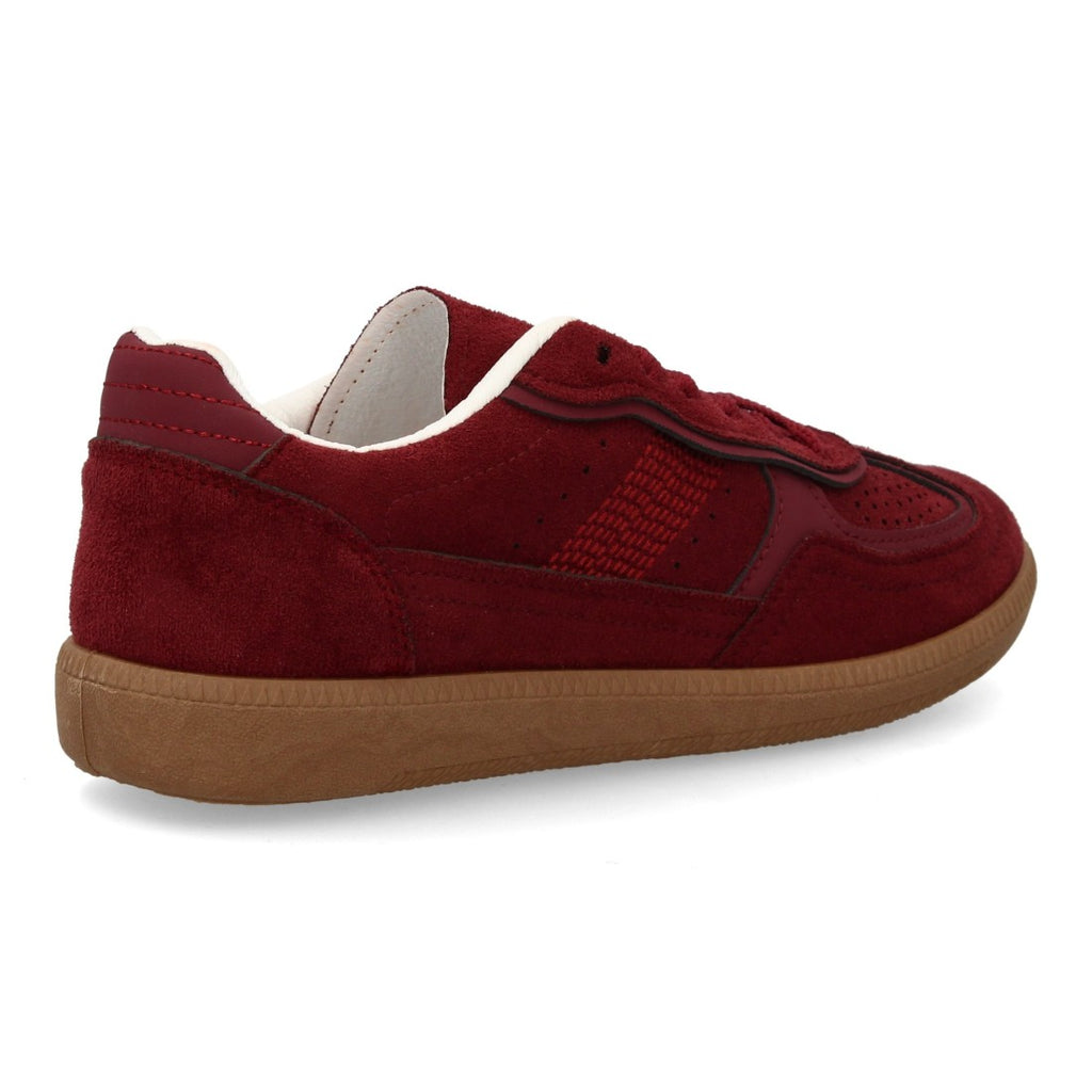 Bordeaux-Damensneaker | Herbstliche Eleganz und Raffinesse
