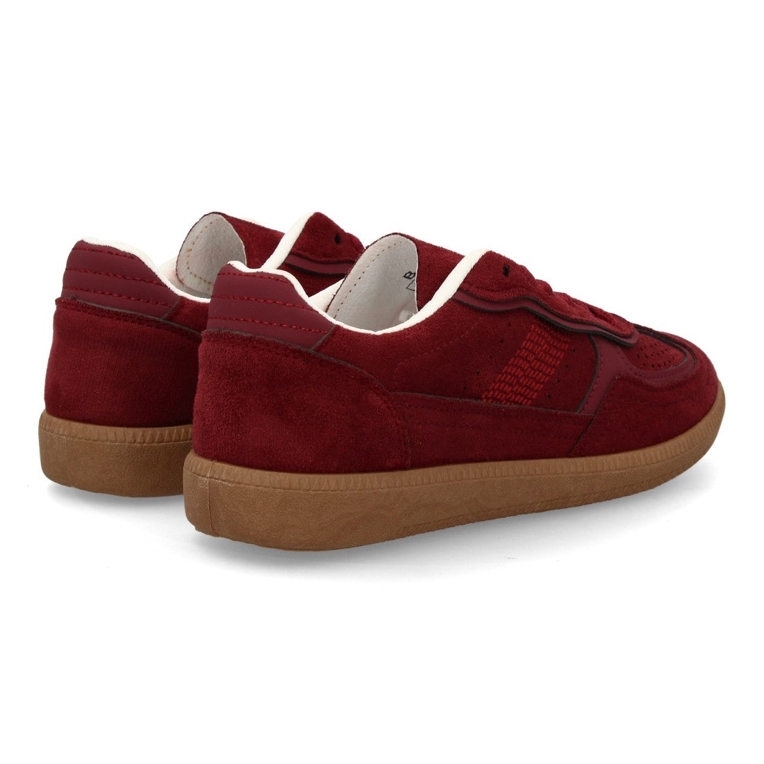 Bordeaux-Damensneaker | Herbstliche Eleganz und Raffinesse