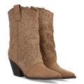 Botas Kaki Elegantes con Tacón