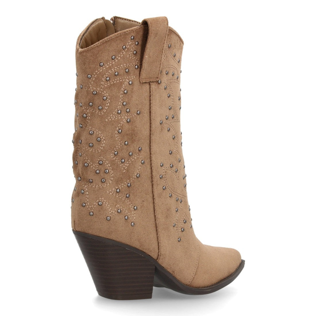Botas Kaki Elegantes con Tacón