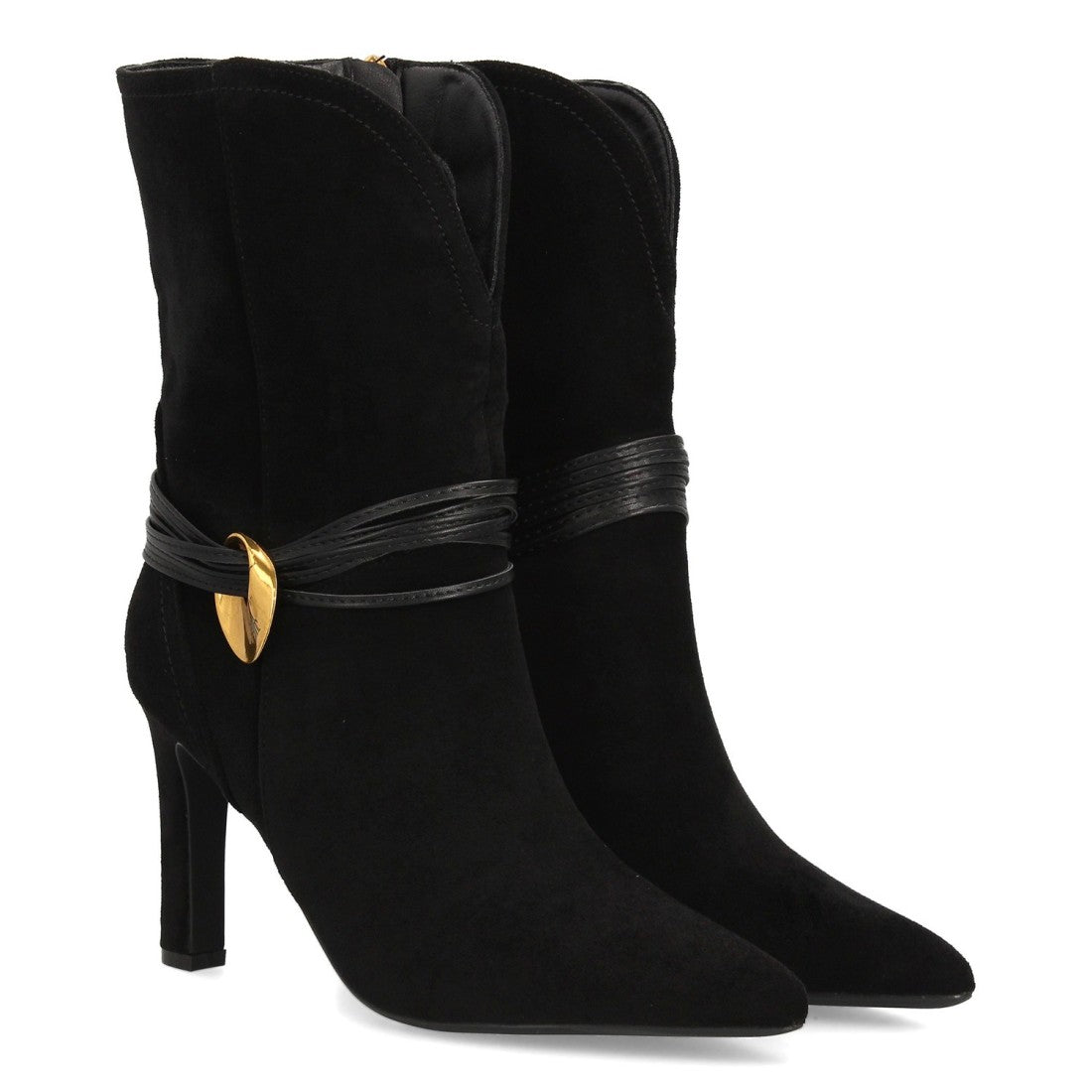 Botas Negras Elegantes con Tacón