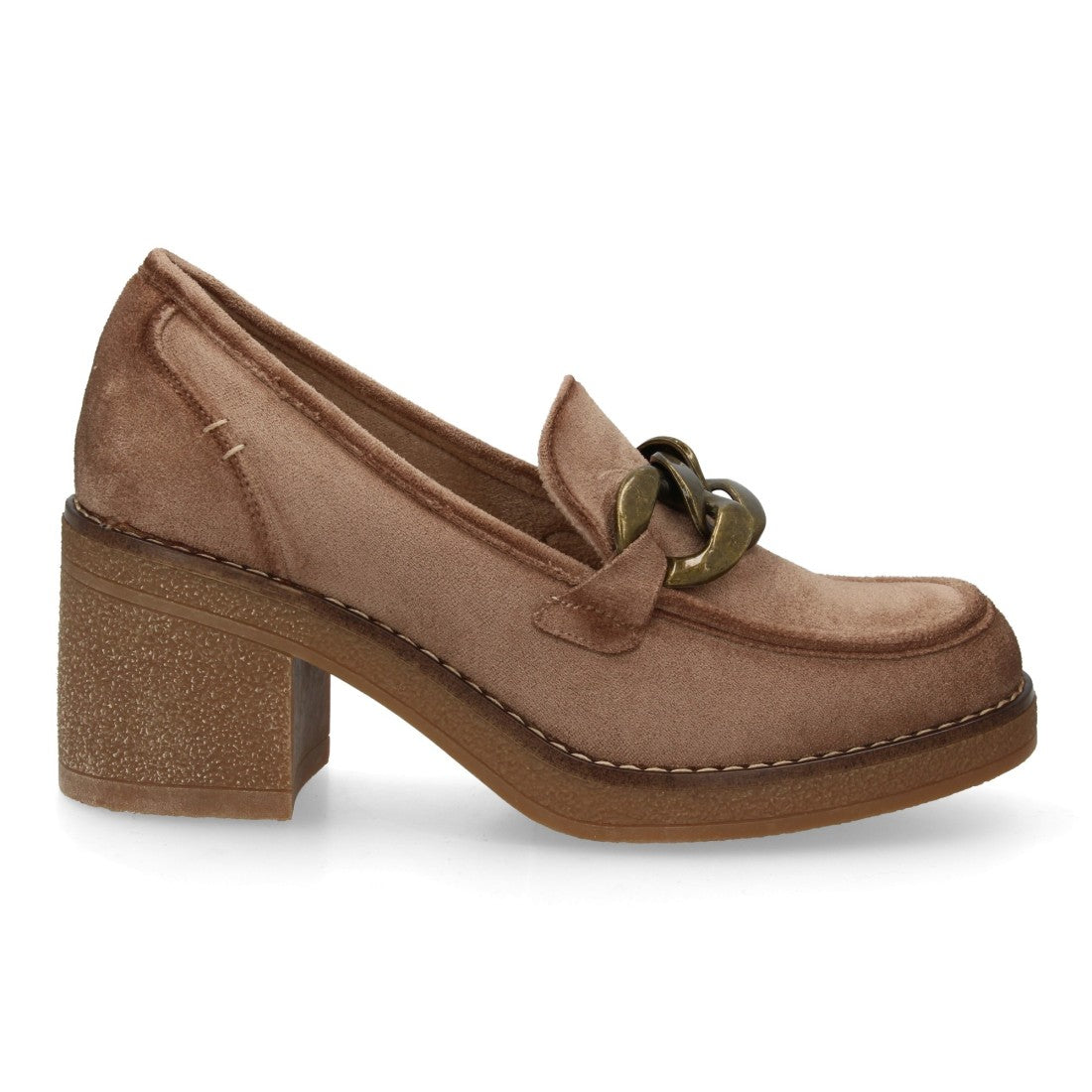Zapatos de Tacón Beige Elegantes Cómodos Mujer