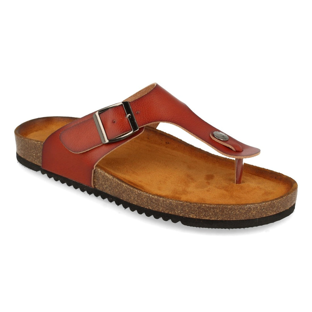 Sandalias Camel Mujer Esclava Planta Anatómica Cómodas