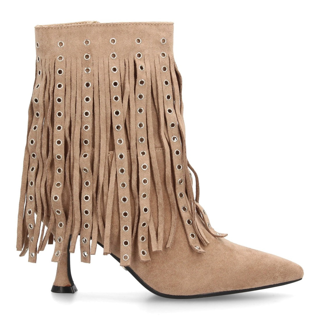 Botas Kaki Elegantes con Tacón