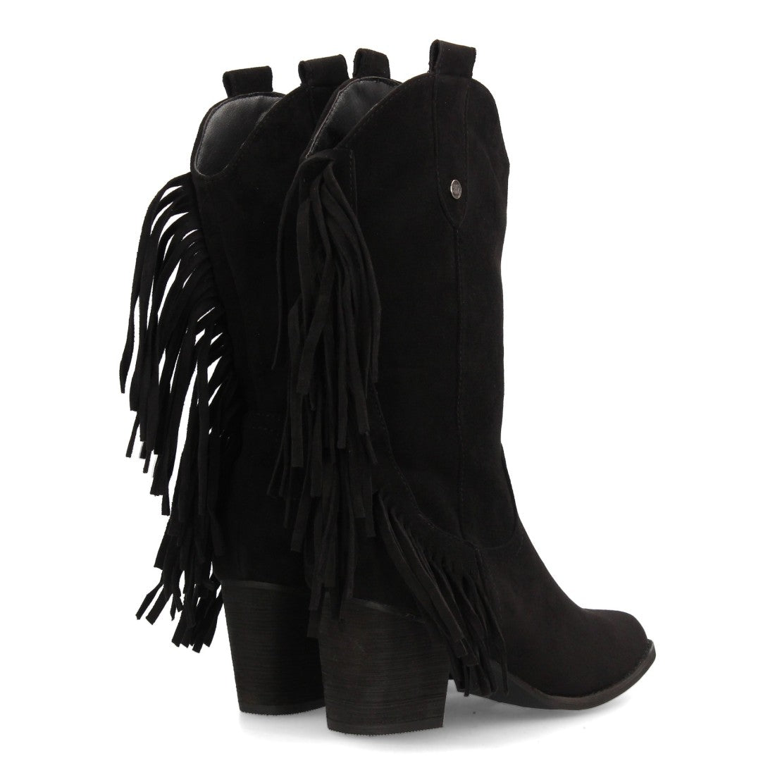 Elegante schwarze Overknee-Stiefel mit Absatz