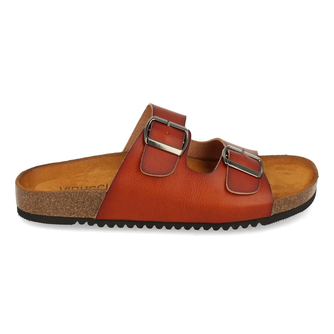 Sandalias Camel Mujer Planas Planta Anatómica Cómodas