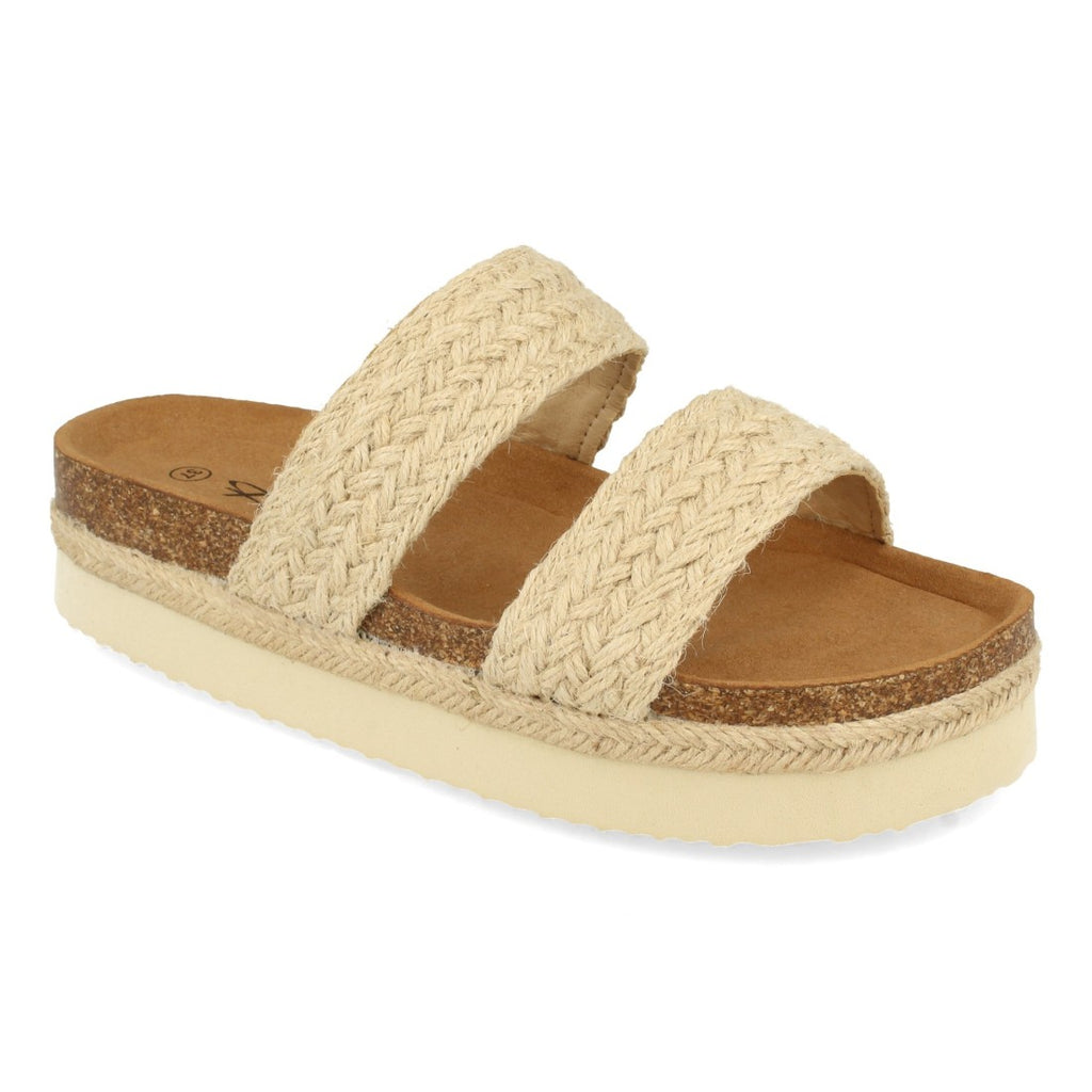 Sandalias Beige Mujer Elegantes Verano