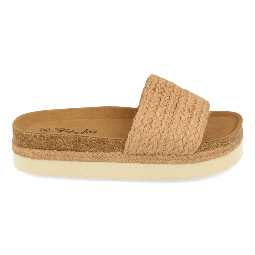 Sandalias Taupe Mujer Elegantes Verano