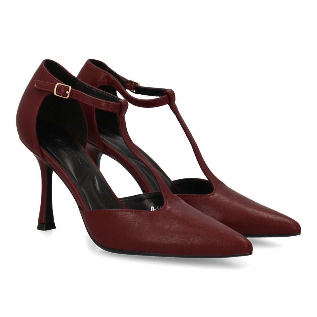 Zapatos de Tacón Rojo Vibrantes Mujer