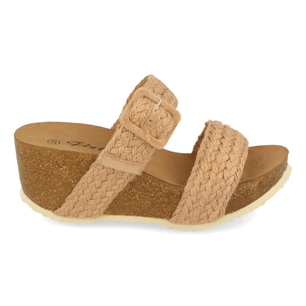 Sandalias Taupe Mujer Elegantes Verano