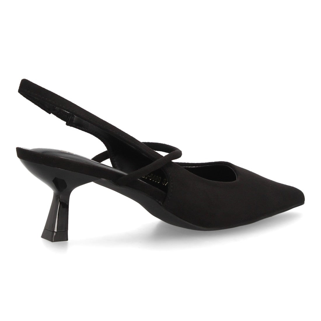 Zapatos de Tacón Negro Básicos Mujer