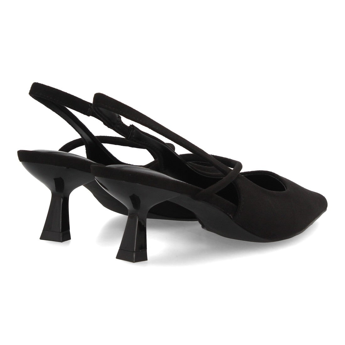 Zapatos de Tacón Negro Básicos Mujer