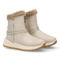 Elegante beige Stiefel mit Absatz
