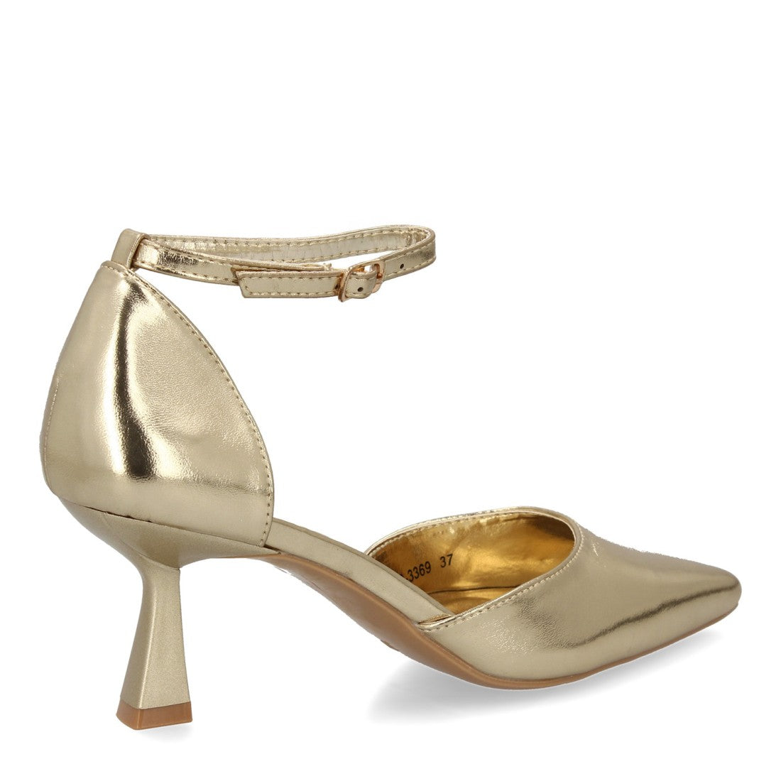 Zapatos de Tacón Oro Festivos Mujer