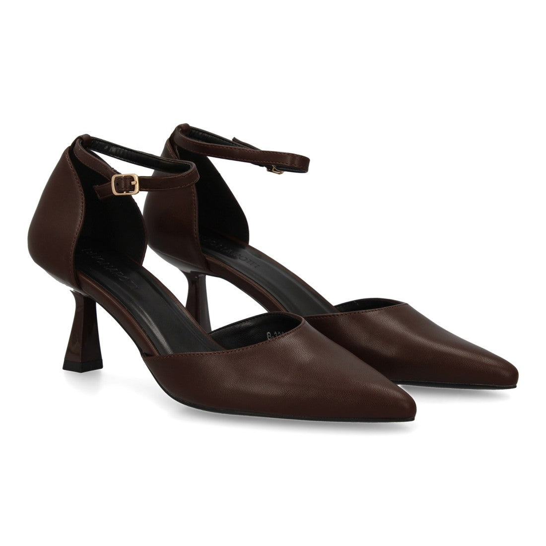 Zapatos de Tacón Marrón Sofisticados Mujer