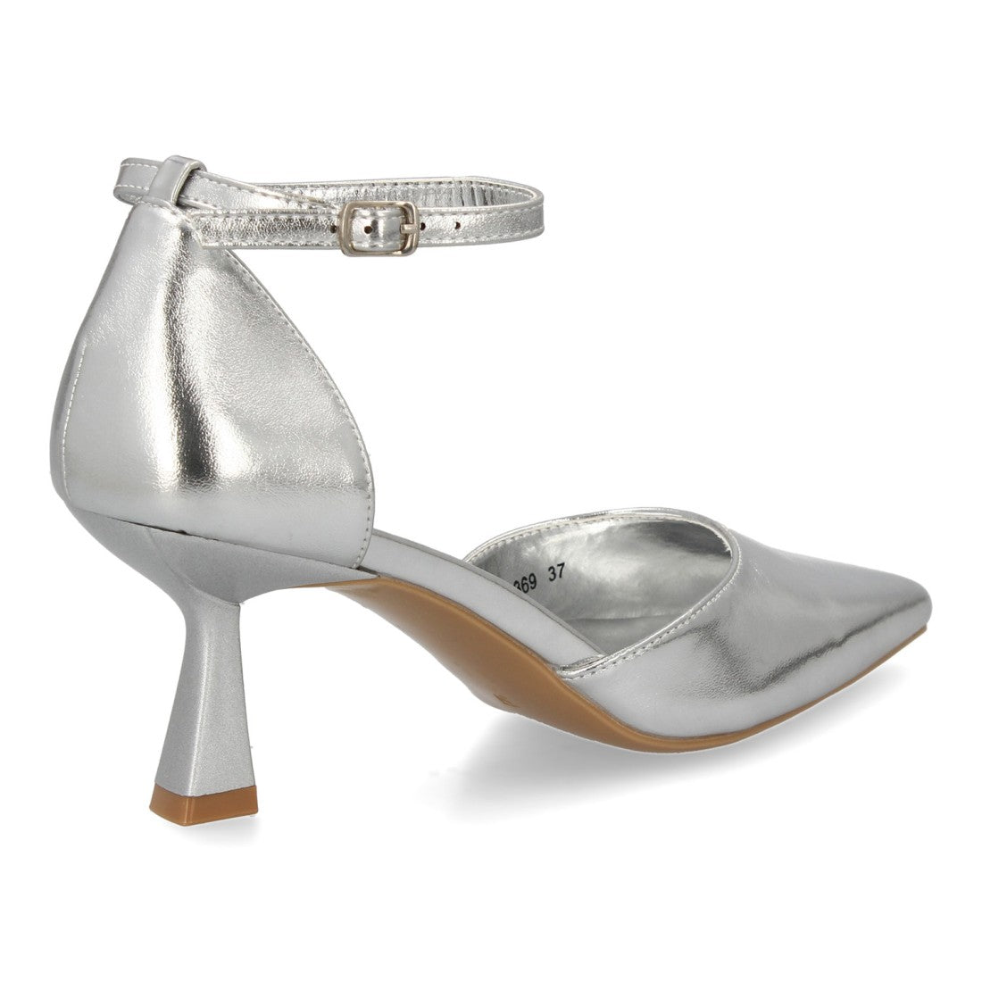 Zapatos de Tacón Plata Festivos Mujer