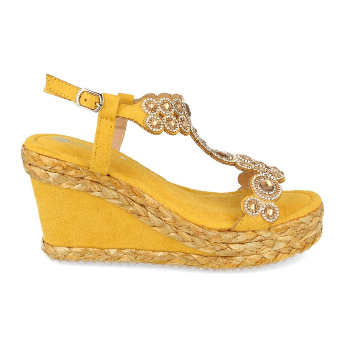 Sandalias Amarillas Mujer Elegantes Verano