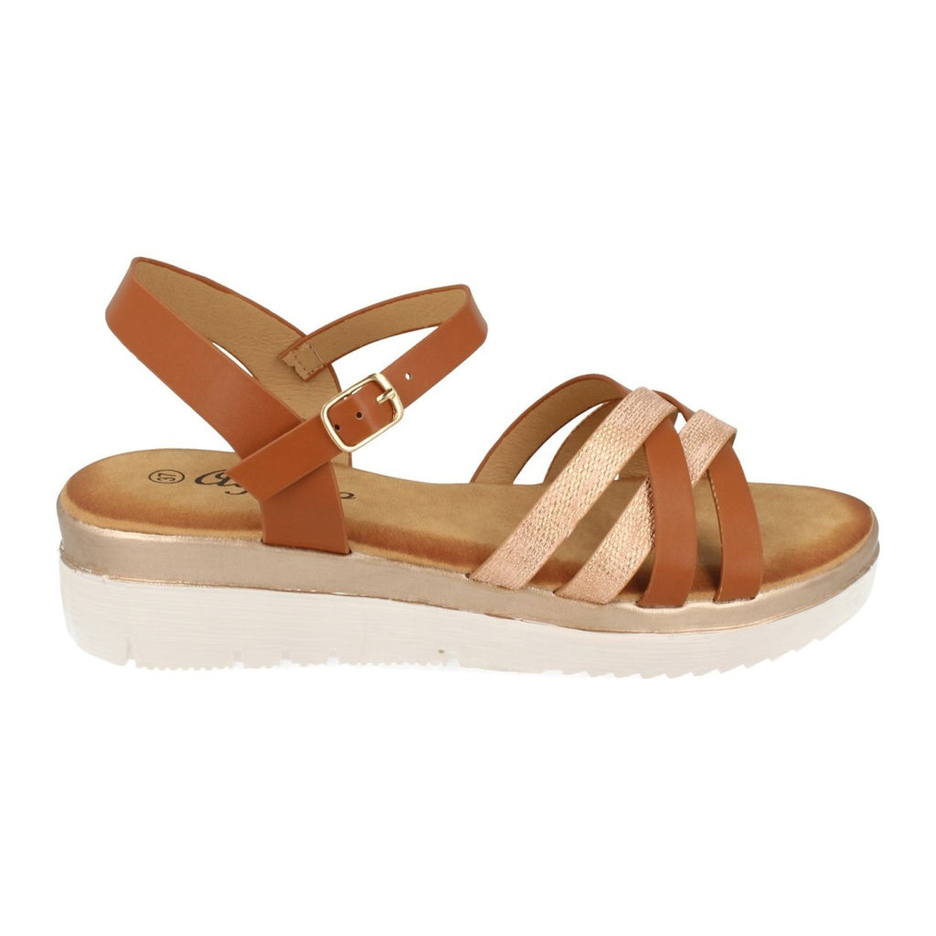 Zapatos Salón Camel Tacón Medio Elegantes