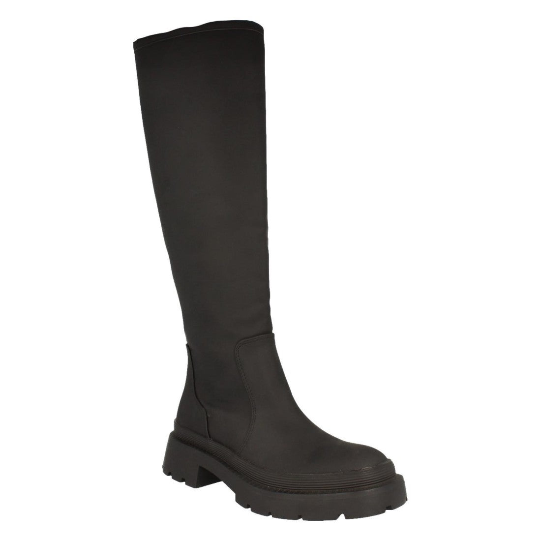 Botas de Agua con Patrón Liso - Negro