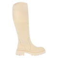 Botas de Agua con Patrón Liso - Beige