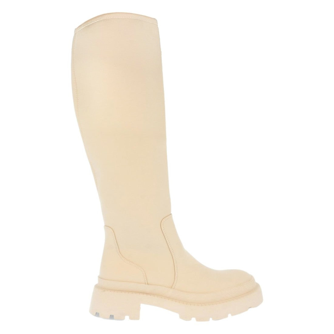 Botas de Agua con Patrón Liso - Beige