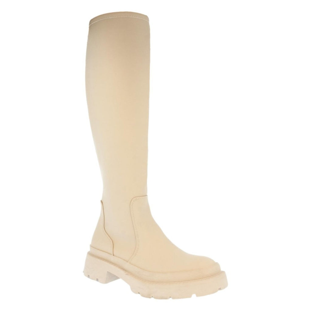 Botas de Agua con Patrón Liso - Beige