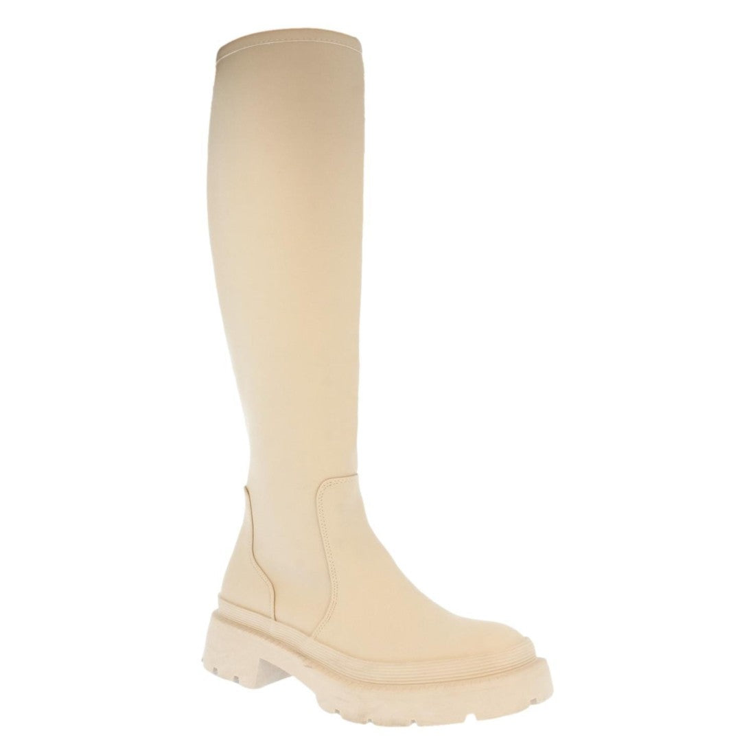 Botas de Agua con Patrón Liso - Beige