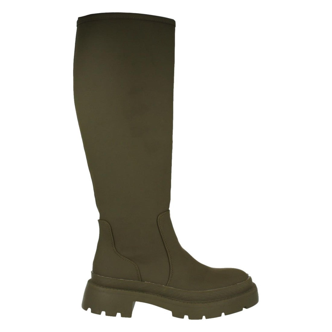 Botas de Agua con Patrón Liso - Verde