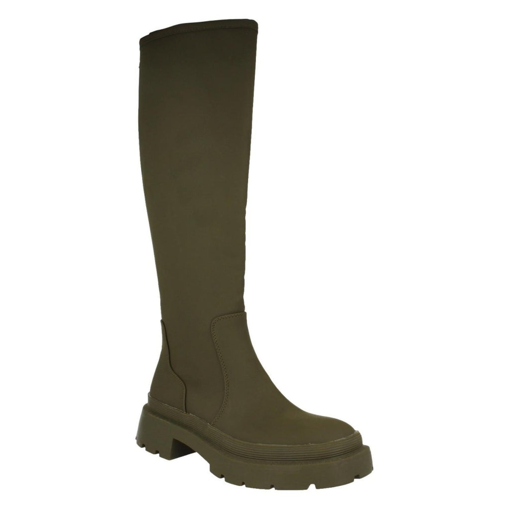 Botas de Agua con Patrón Liso - Verde