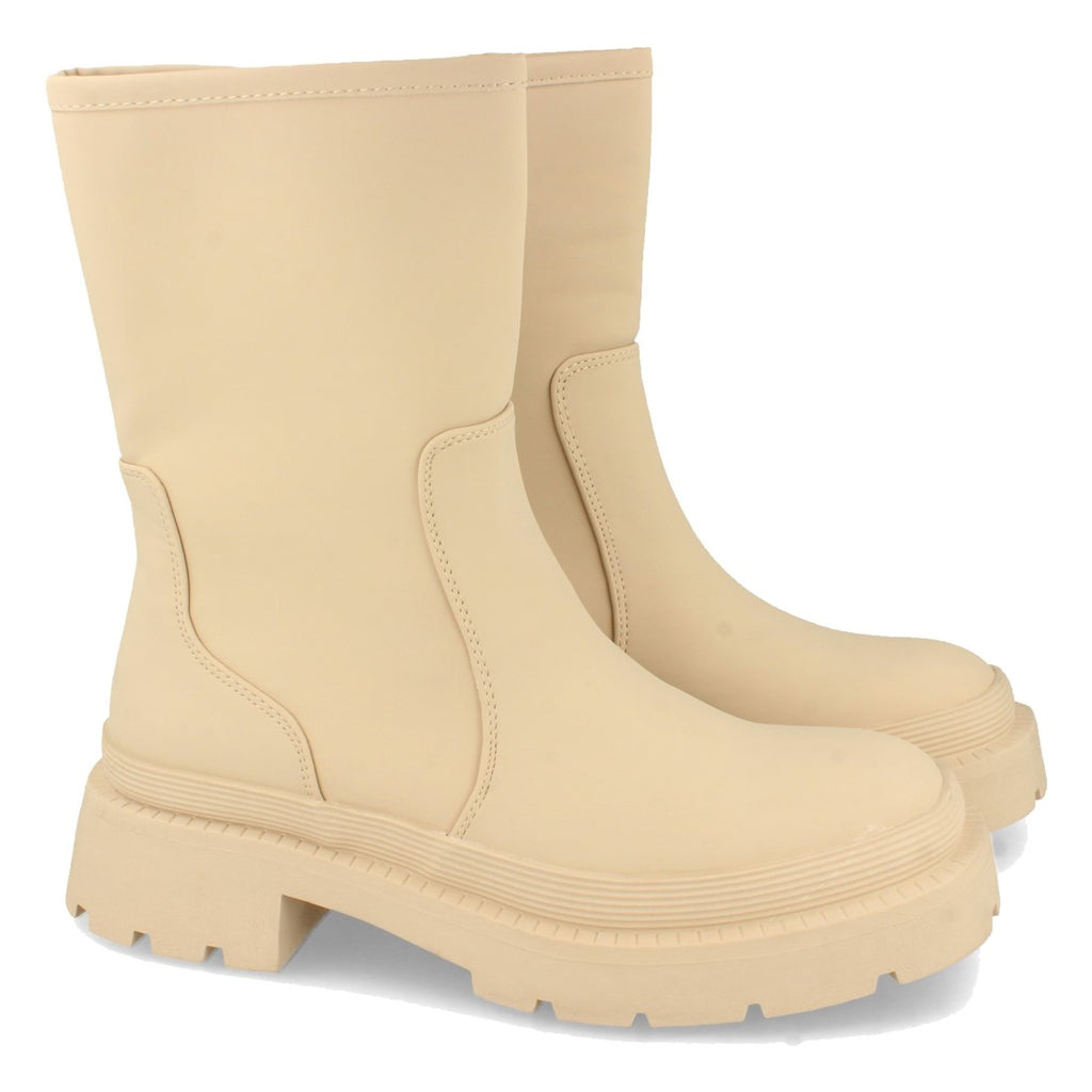 Botines de Agua con Patrón Liso - Beige