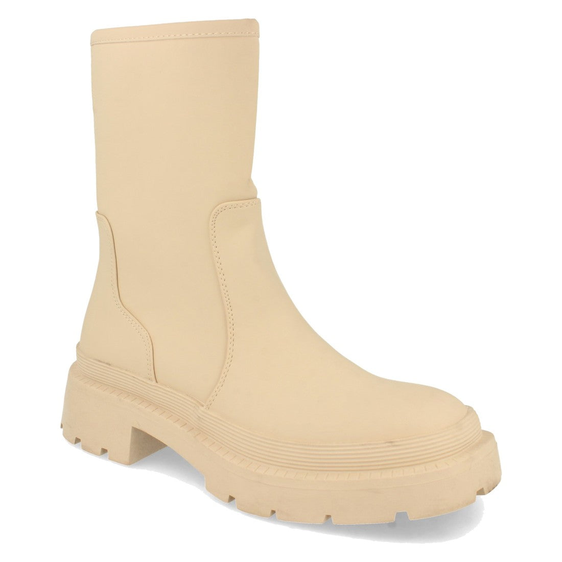 Botines de Agua con Patrón Liso - Beige