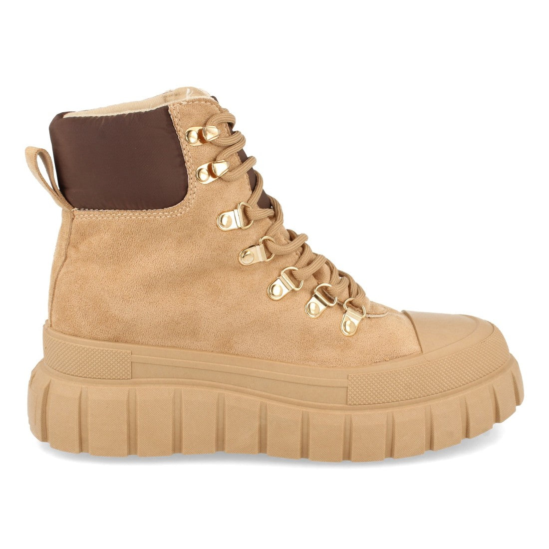Khakifarbene Damenstiefel | Militärstil und Urban Attitude