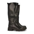 Botas Negras con Plataforma y Suela Dentada