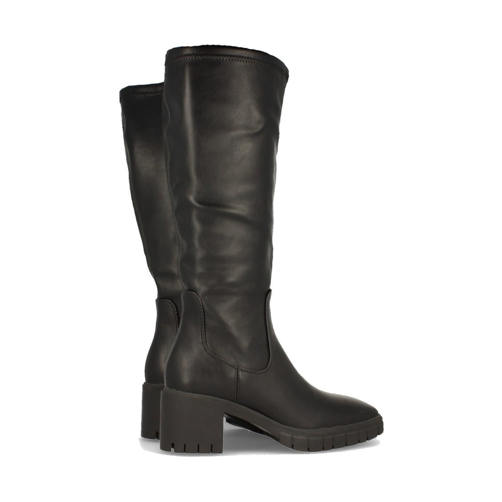 Schwarze Stiefel, Absatz, Reißverschluss am Schaft