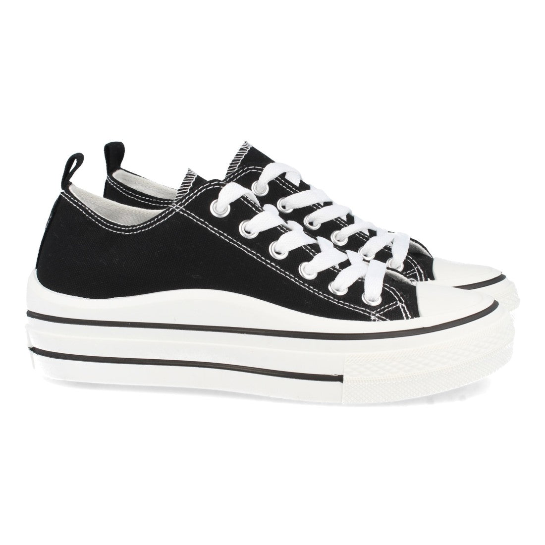 Zapatillas Negras Mujer - Elegancia Esencial Contemporánea