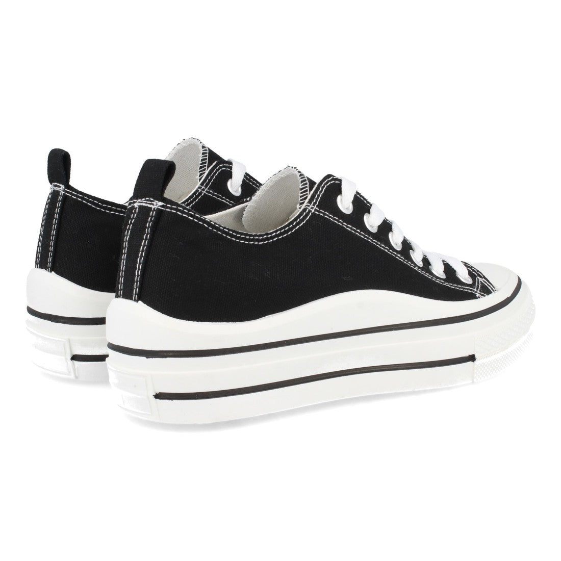 Zapatillas Negras Mujer - Elegancia Esencial Contemporánea