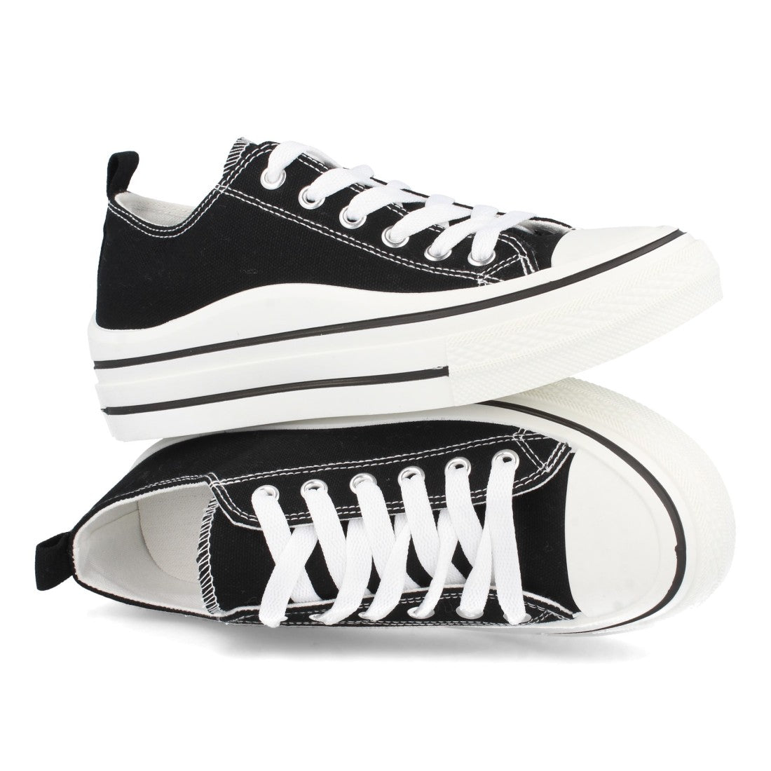 Zapatillas Negras Mujer - Elegancia Esencial Contemporánea