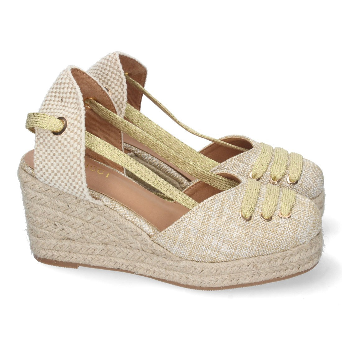 Sandalias Doradas Mujer Elegantes Fiesta