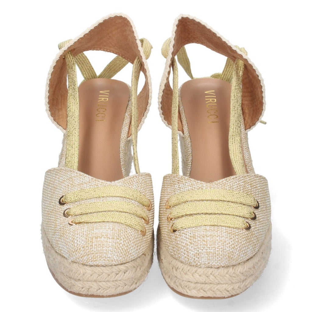 Sandalias Doradas Mujer Elegantes Fiesta