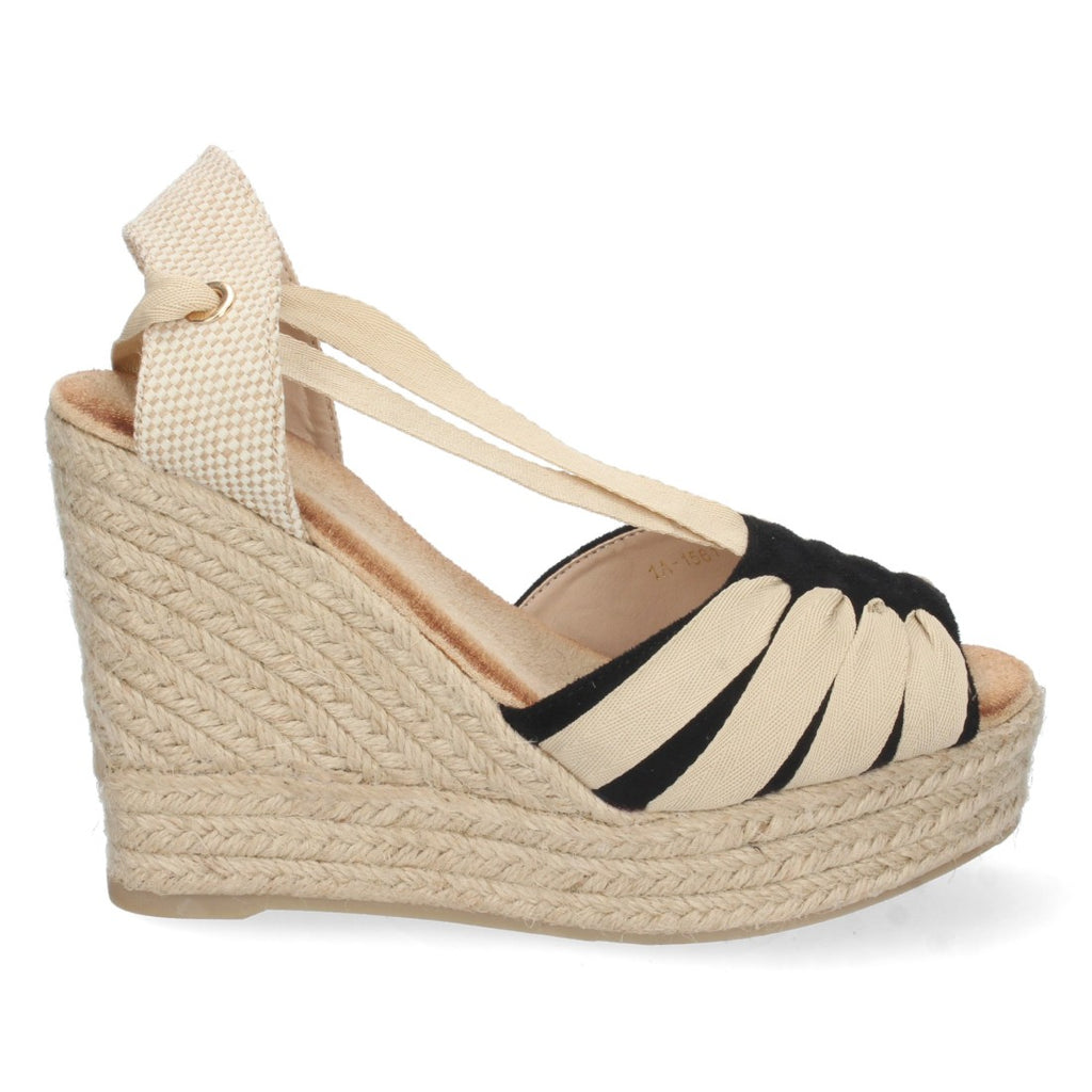 Sandalias Planas Negro Clásicas Mujer