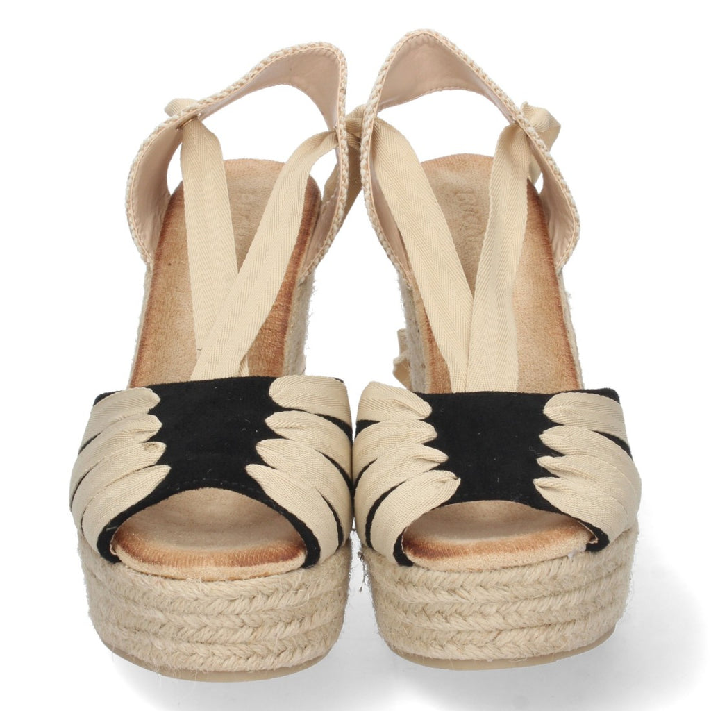 Sandalias Planas Negro Clásicas Mujer