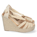 Sandalias Planas Camel Elegantes Mujer