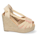 Sandalen Khaki Absatz Leger Schnalle