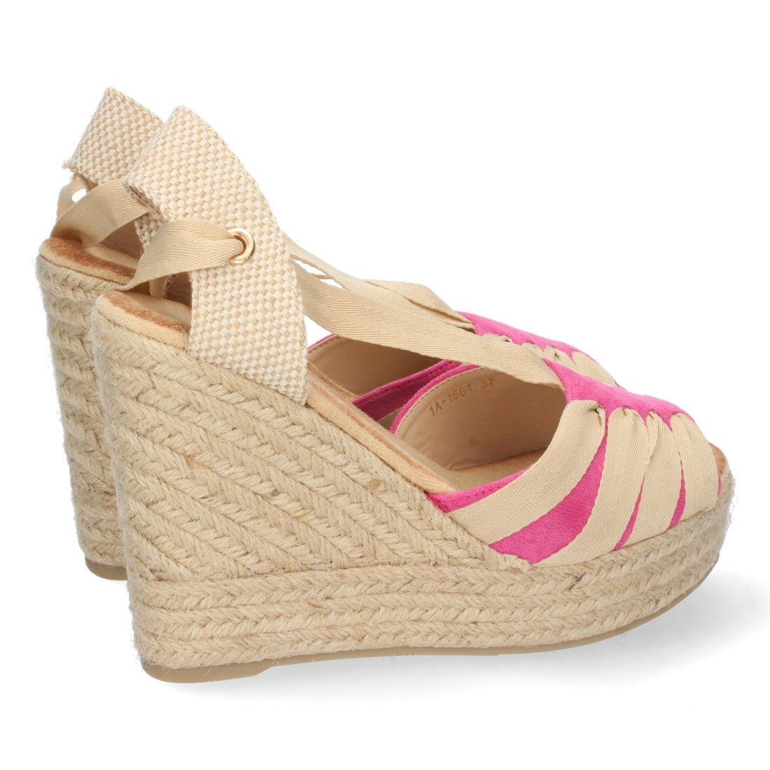 Sandalias Planas Fucsia Mujer